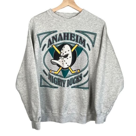 Vintage 90s Mighty Ducks Sweatshirt Mighty Ducks Crewneck -  in 2023